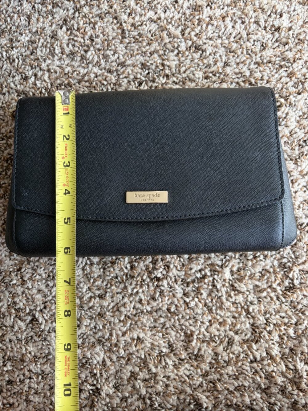 Kate Spade Laurel Way Greer Convertible Crossbody Purse in Black